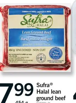 Fortinos SUFRA HALAL LEAN GROUND BEEF offer