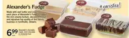 Fortinos ALEXANDER'S CHOCOLATE, MAPLE, MINT CHOCOLATE OR CINNAMON BUN offer