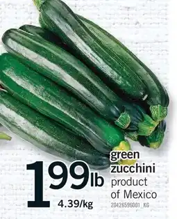 Fortinos GREEN ZUCCHINI offer