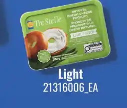 Fortinos TRE STELLE LIGHT CREAM CHEESE offer