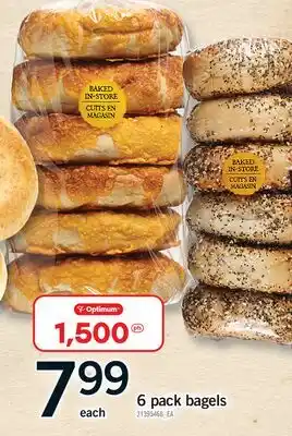 Fortinos 6 PACK BAGELS offer