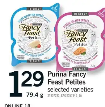 Fortinos PURINA FANCY FEAST PETITES offer