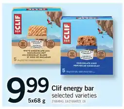 Fortinos CLIF ENERGY BAR offer
