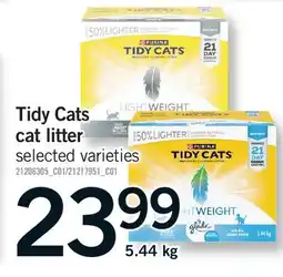 Fortinos TIDY CATS CAT LITTER offer