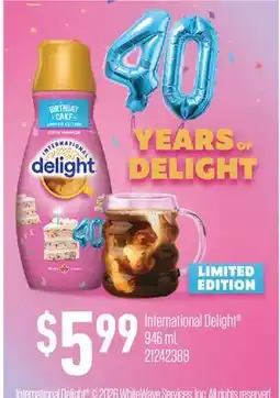 Fortinos INTERNATIONAL DELIGHT offer