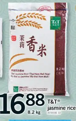 Fortinos T & T JASMINE RICE offer
