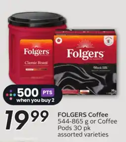 Sobeys FOLGERS Coffee offer