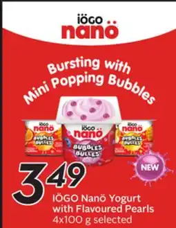 Sobeys IÖGO NanÖ Yogurt with Flavoured Pearls offer