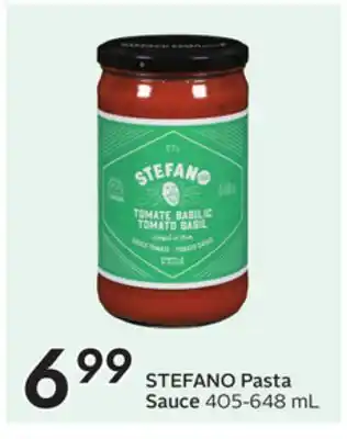 Sobeys STEFANO Pasta Sauce offer