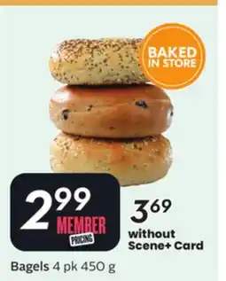 Sobeys Bagels offer