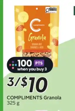 Sobeys COMPLIMENTS Granola offer