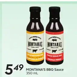 Sobeys MONTANA'S BBQ Sauce offer