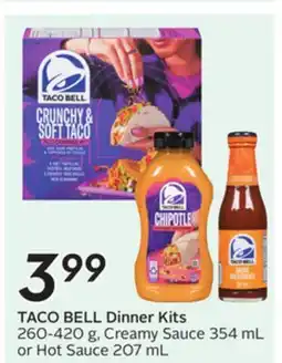 Sobeys TACO BELL Dinner Kits offer