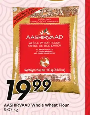 Sobeys AASHIRVAAD Whole Wheat Flour offer