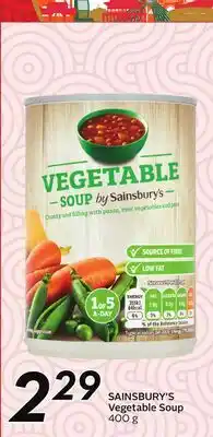 Sobeys SAINSBURY'S Vegetable Soup offer