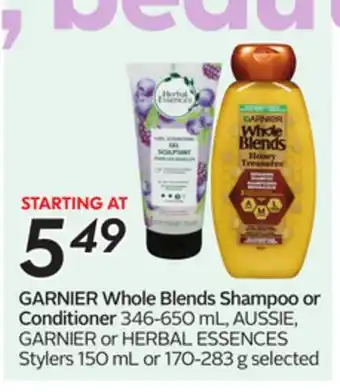 Sobeys GARNIER Whole Blends Shampoo or Conditioner offer