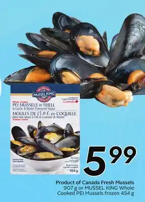 Sobeys Fresh Mussels offer