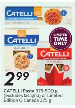 Sobeys CATELLI Pasta offer