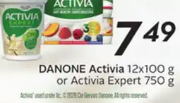 Sobeys DANONE Activia or Activia Expert offer