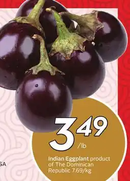 Sobeys Indian Eggplant offer