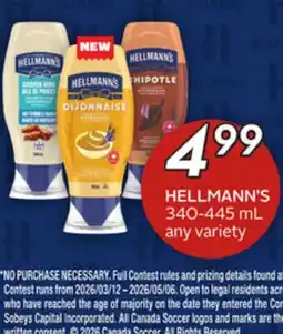 Sobeys HELLMANN'S offer