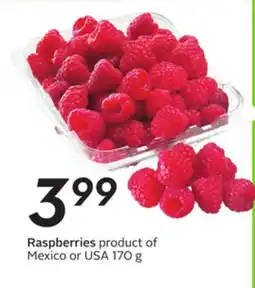Sobeys Raspberries offer