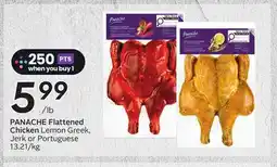 Sobeys PANACHE Flattened Chicken offer
