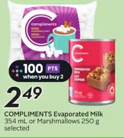Sobeys COMPLIMENTS Evaporated Milk offer