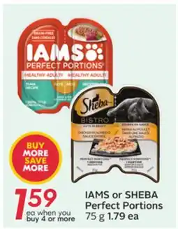 Sobeys IAMS or SHEBA Perfect Portions offer
