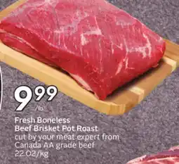 Sobeys Fresh Boneless Beef Brisket Pot Roast offer