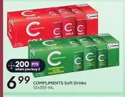 Sobeys COMPLIMENTS Soft Drinks offer