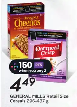 Sobeys GENERAL MILLS Retail Size Cereals offer