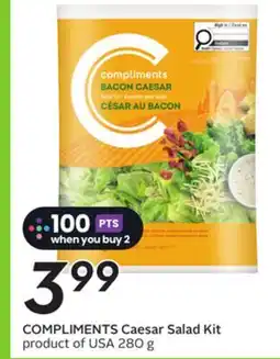 Sobeys COMPLIMENTS Caesar Salad Kit offer
