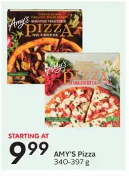 Sobeys AMY'S Pizza offer