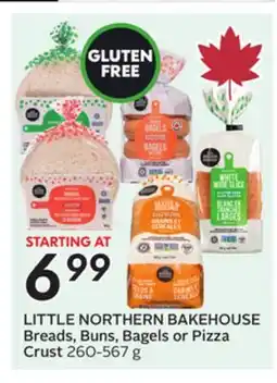 Sobeys LITTLE NORTHERN BAKEHOUSE Breads, Buns, Bagels or Pizza Crust offer