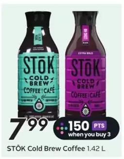 Sobeys STŌK Cold Brew Coffee offer