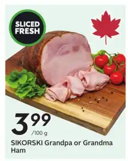 Sobeys SIKORSKI Grandpa or Grandma Ham offer