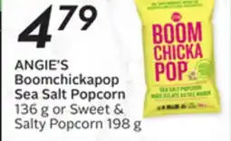 Sobeys ANGIE'S Boomchickapop Sea Salt Popcorn offer