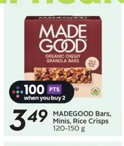 Sobeys MADEGOOD Bars, Minis, Rice Crisps offer