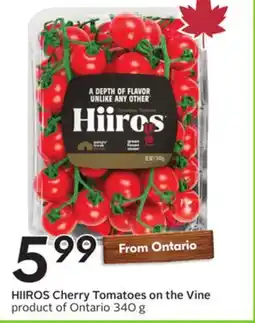 Sobeys HIIROS Cherry Tomatoes on the Vine offer