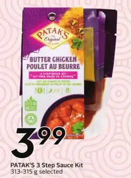 Sobeys PATAK'S 3 Step Sauce Kit offer