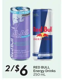 Sobeys RED BULL Energy Drinks offer