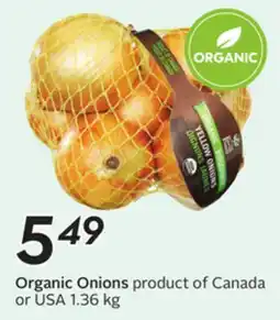 Sobeys Organic Onions offer