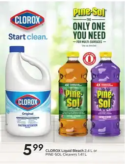 Sobeys CLOROX Liquid Bleach offer