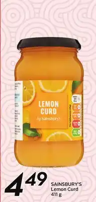 Sobeys SAINSBURY'S Lemon Curd offer