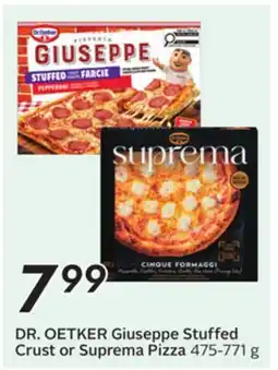 Sobeys DR. OETKER Giuseppe Stuffed Crust or Suprema Pizza offer