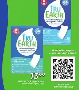 Sobeys TRU EARTH Spring Cleaning Laundry Detergent offer