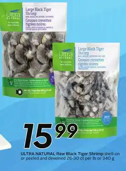 Sobeys ULTRA NATURAL Raw Black Tiger Shrimp offer