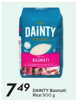Sobeys DAINTY Basmati Rice offer