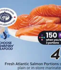 Sobeys Fresh Atlantic Salmon Portions offer
